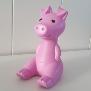 Ikea pink piggy bank